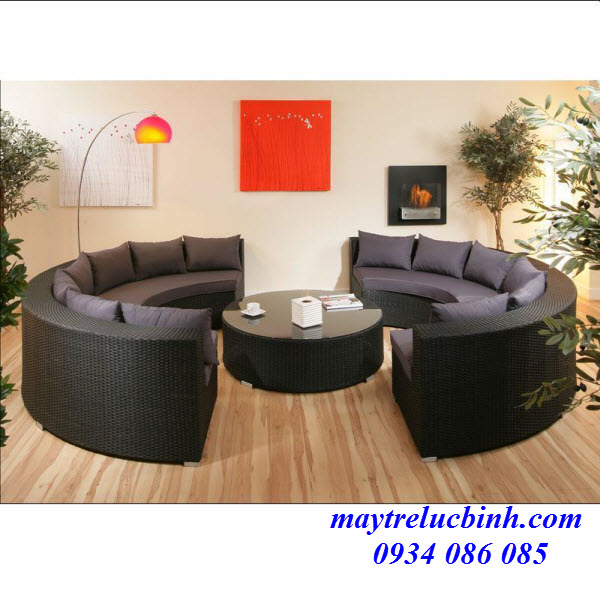 Sofa - salon nhựa giả mây RV330